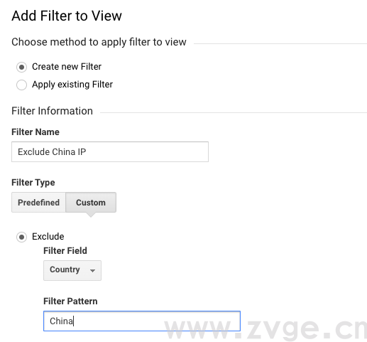 如何在GA当中排除特定的国家的流量(图3)