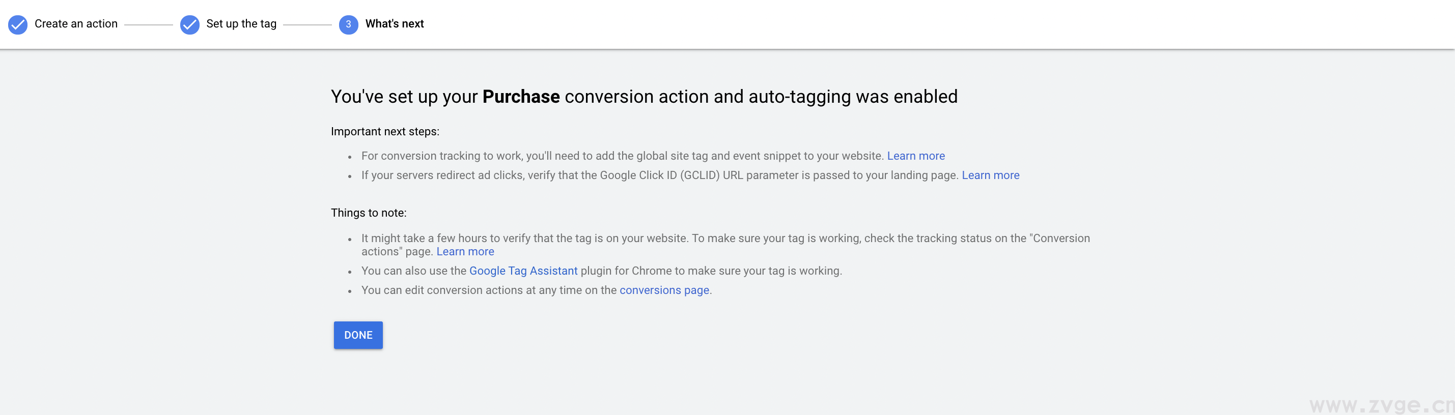 如何在谷歌广告后台完成转化追踪设置?