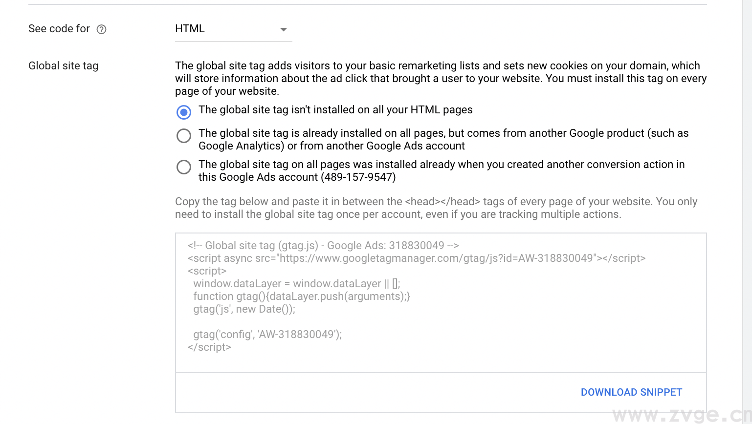 如何在谷歌广告后台完成转化追踪设置?
